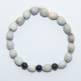 Blessing Bead Bracelet - Agate Black