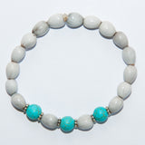 Blessing Bead Bracelet - Agate Turquoise