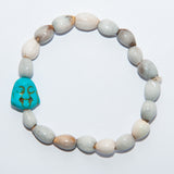 Blessing Bead Bracelet - Buddha Blue Two