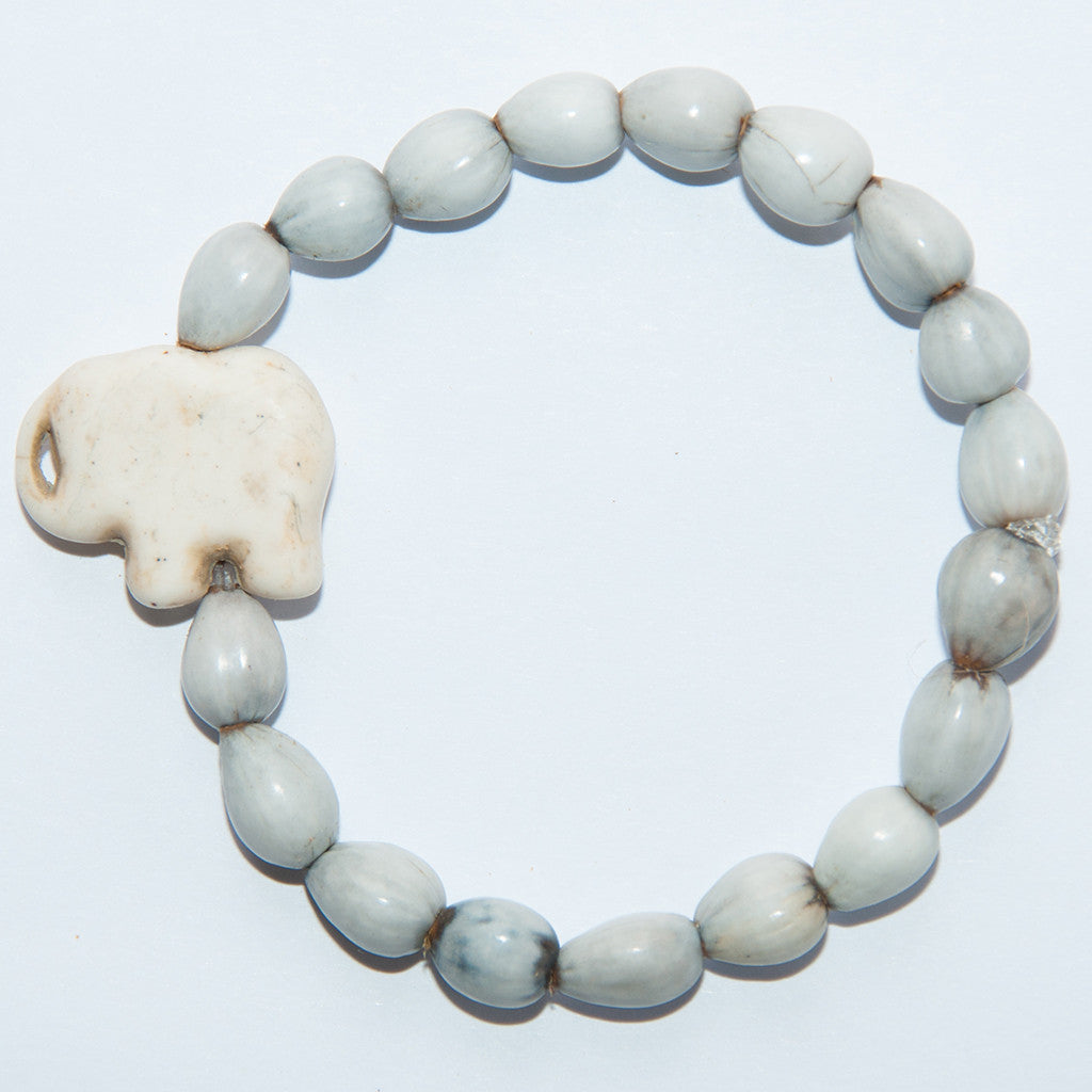 Blessing Bead Bracelet - Elephant Ivory Blessing Bead Bracelet - Elephant Ivory