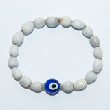 Blessing Bead Bracelet - Eye Blue