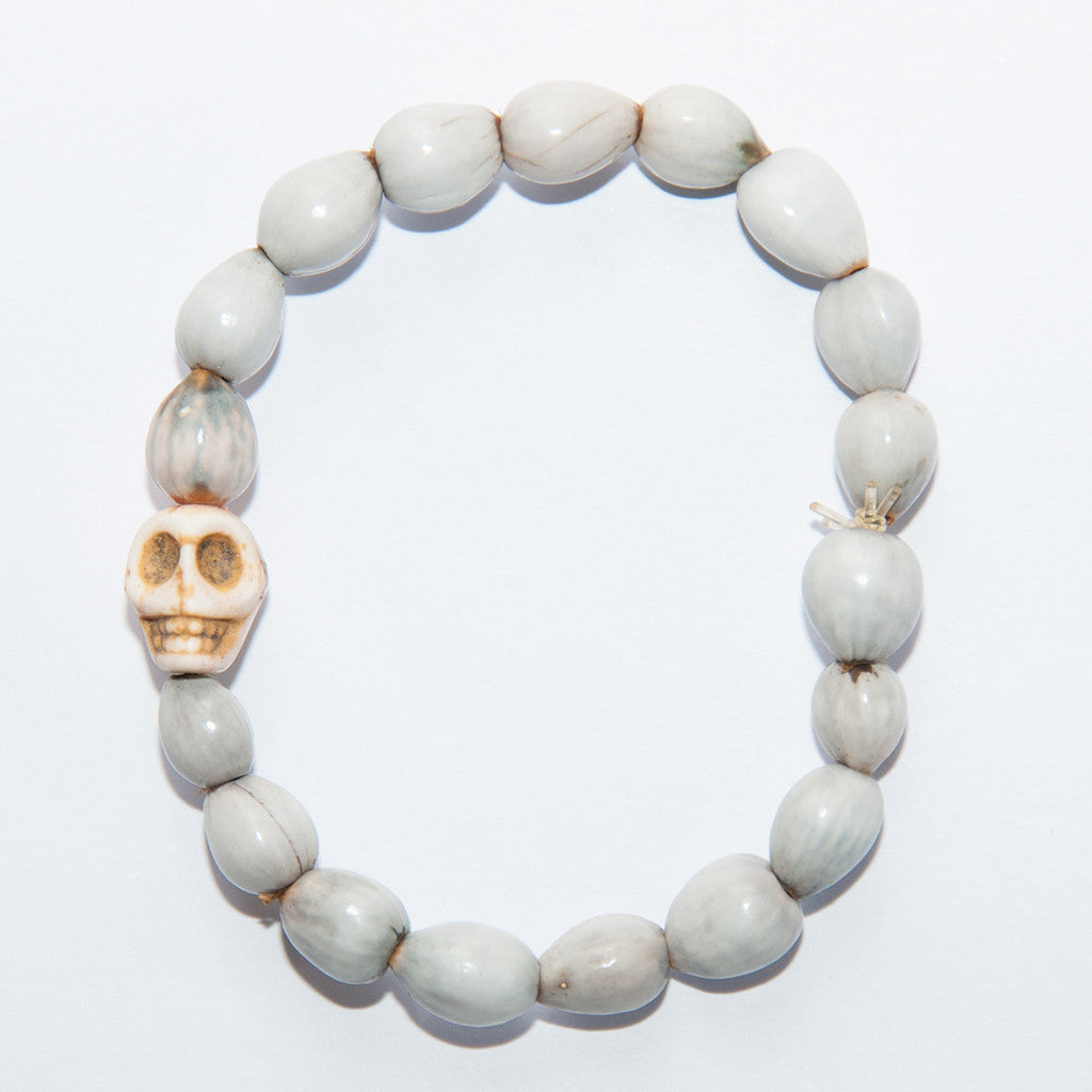 Blessing Bead Bracelet - Skull Ivory Blessing Bead Bracelet - Skull Ivory
