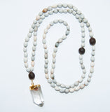 Blessing Bead Necklace - Agate Clear