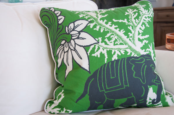 Lucky Elephant Decorative Throw Pillow
