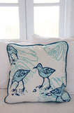 Sandpiper Throw Pillow