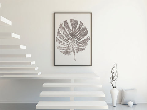 Monstera Leaf Print