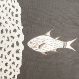 Diving Fish Coral Fish Throw Pillow