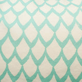 Big Catch Fish Scales Aqua Throw Pillow
