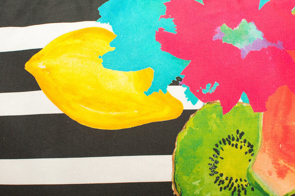 Multi-Fruit Throw Pillow