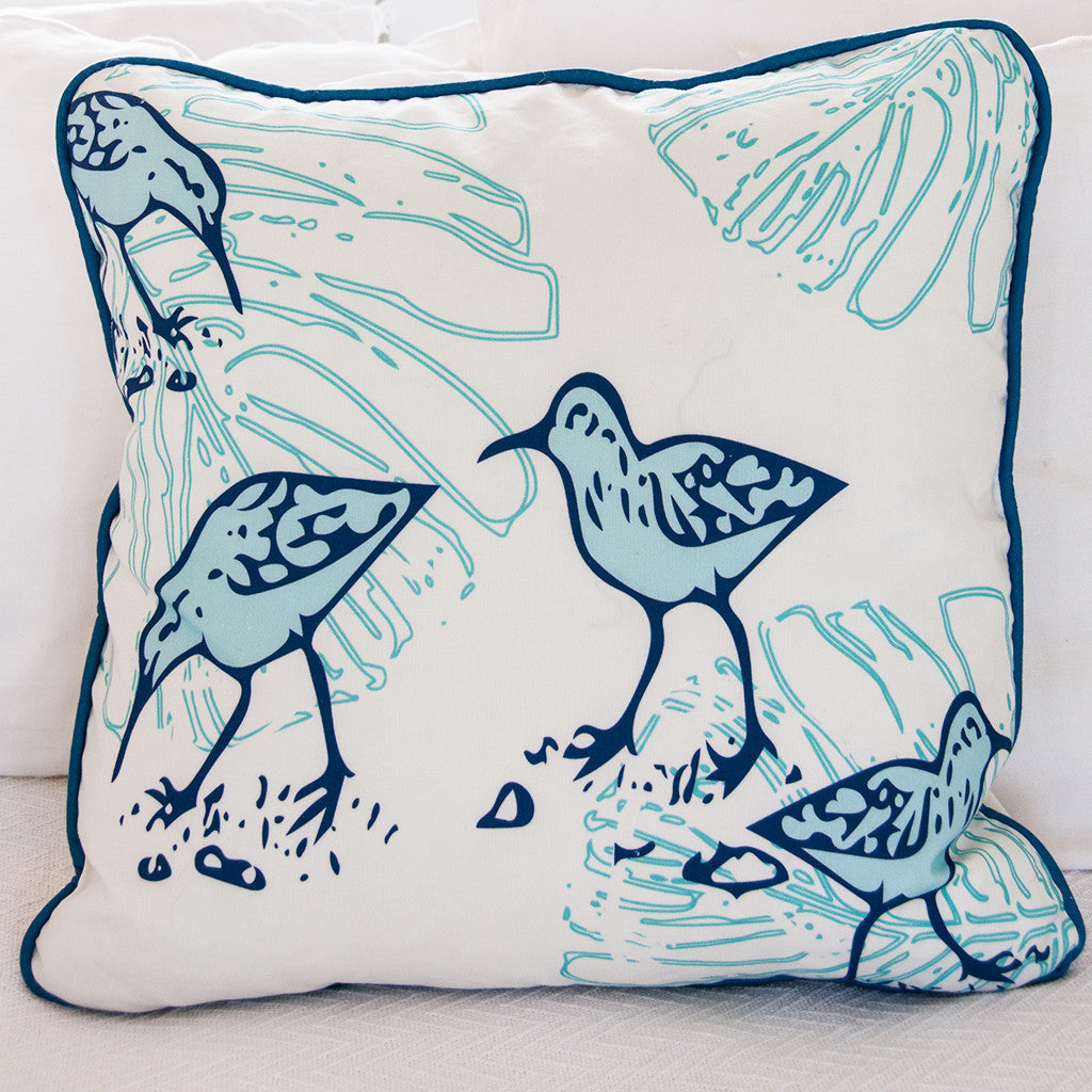 Sandpiper Throw Pillow