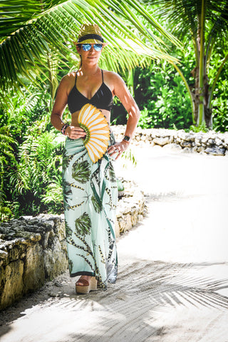 Sarong — Seafan Celery Green