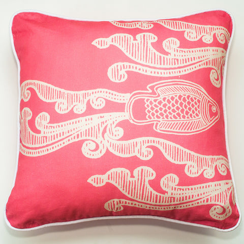 Coral Coral Throw Pillow