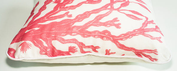 Coral Coral Throw Pillow